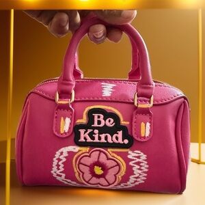 Be Kind Pink Crossbody Handbag